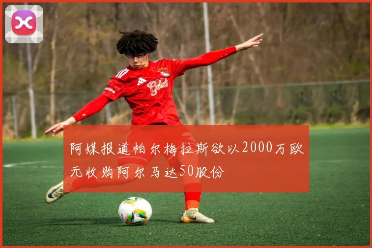 阿媒报道帕尔梅拉斯欲以2000万欧元收购阿尔马达50股份
